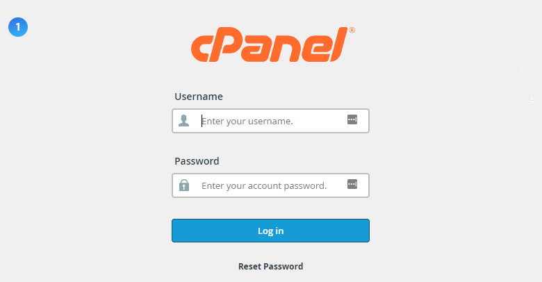 cpanel hostings login